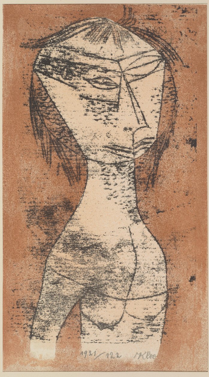 İç ışığın azizi, 1921. by Paul Klee