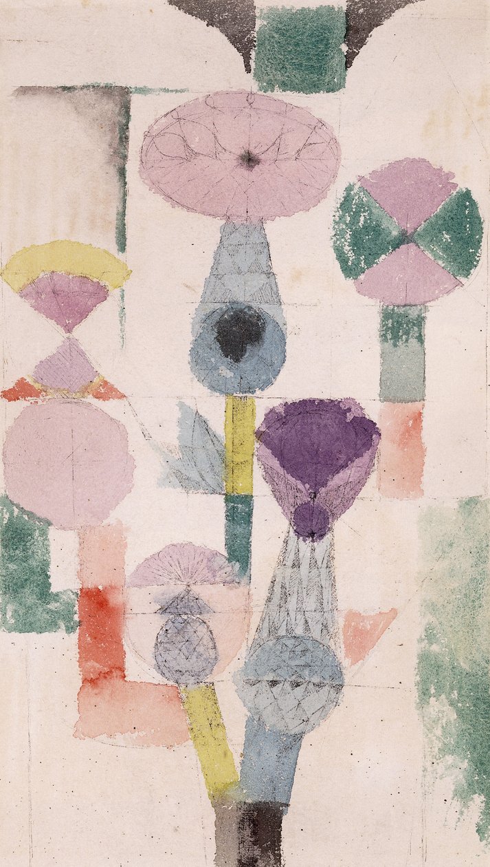 Devedikeni Çiçeği; distelblute by Paul Klee