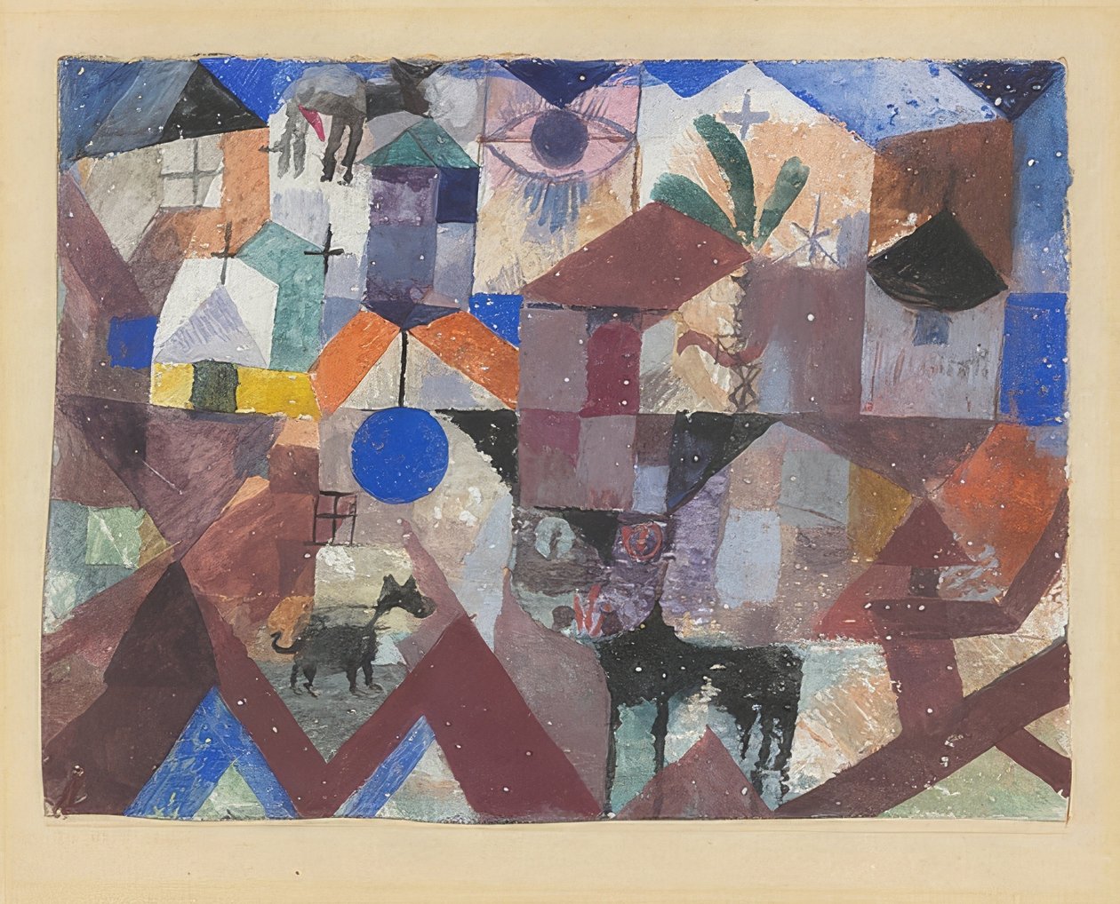 Hayvanat bahçesi. 1918 by Paul Klee