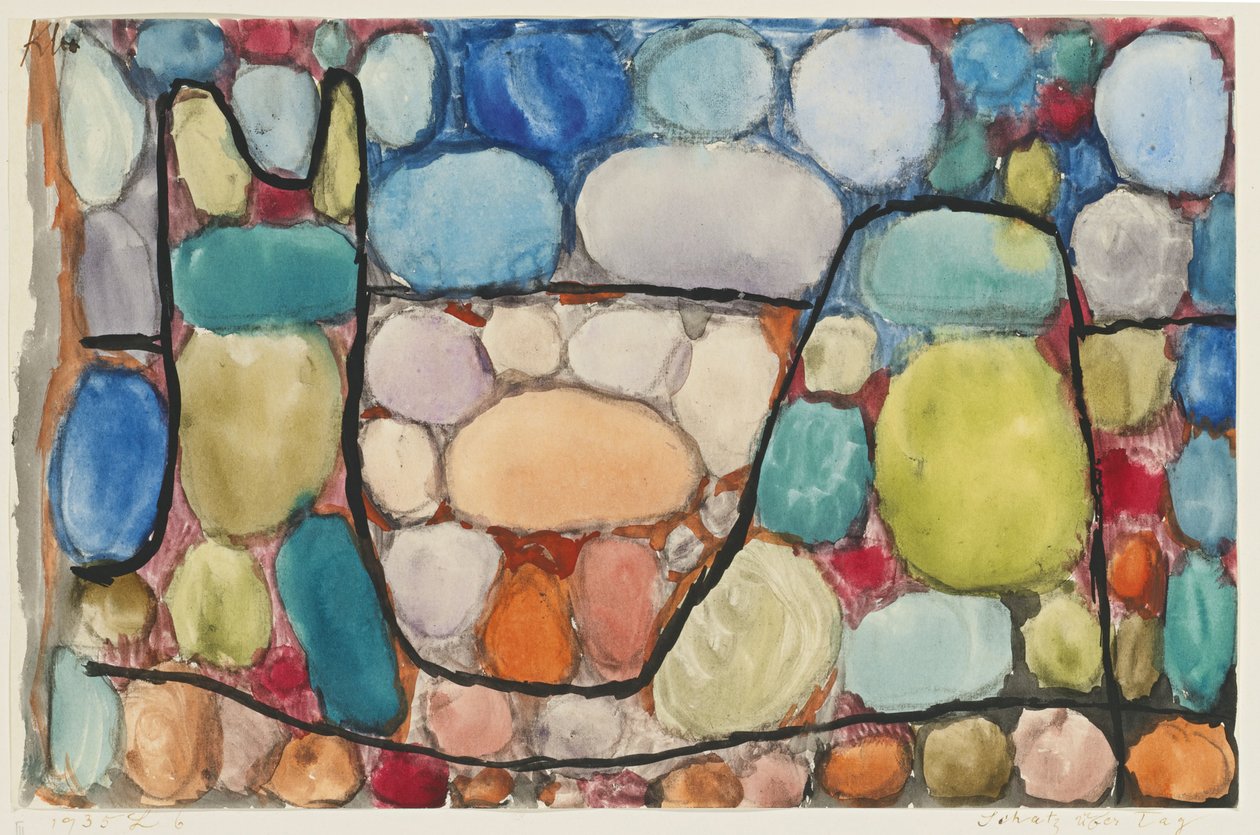 Yer Üstündeki Hazine Günün Üstündeki Hazine, 1935 by Paul Klee