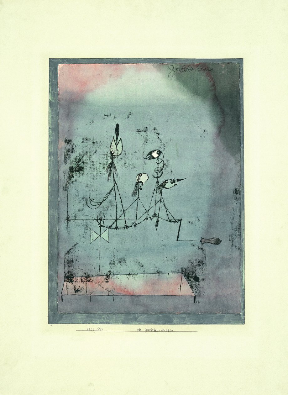 heyecan makinesi by Paul Klee