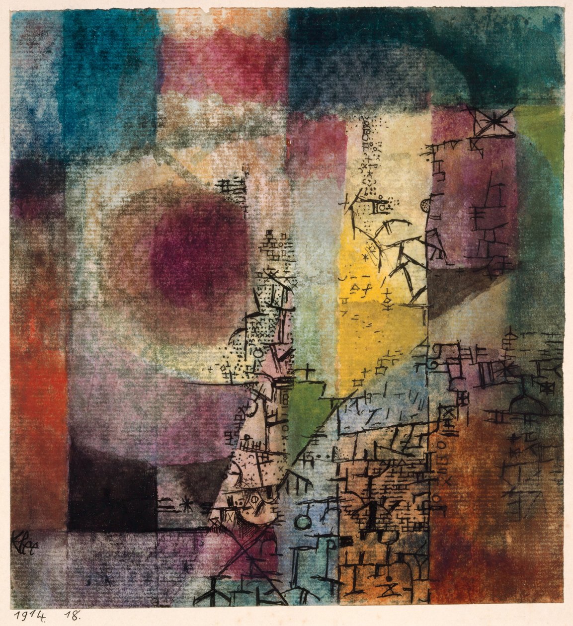 İsimsiz, 1914. by Paul Klee
