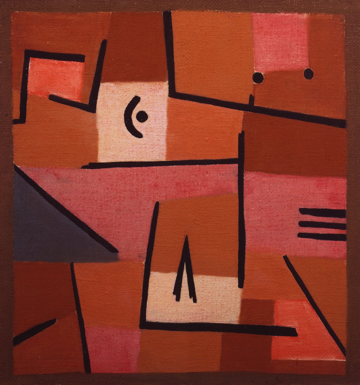 Kırmızıdan Görünüm by Paul Klee