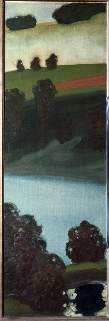 Aar vadisinin görünümü, İsviçre - Tablo by Paul Klee