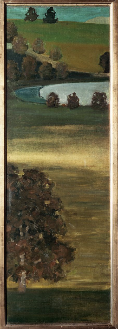 Aar vadisinin görünümü, İsviçre - Tablo by Paul Klee
