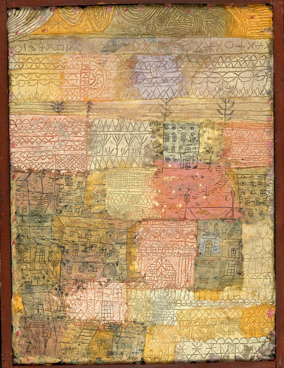 Floransalı villalar, 1926. by Paul Klee