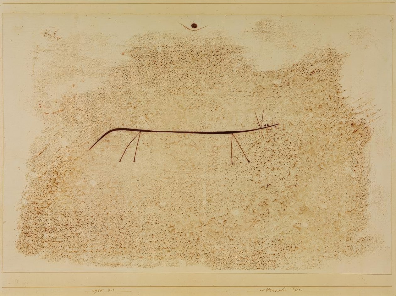 kokulu hayvan by Paul Klee