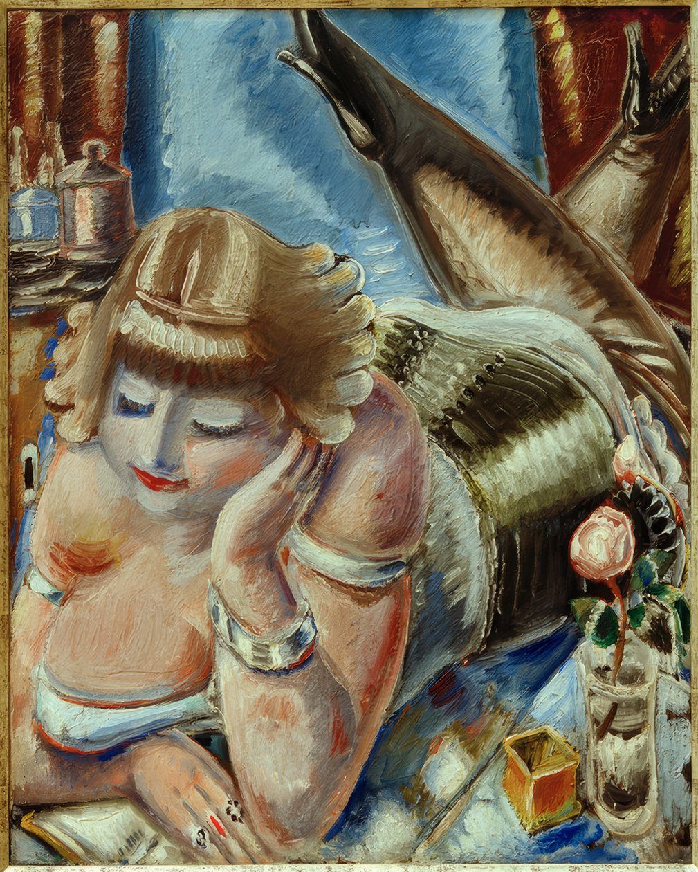 Lesende Frau by Paul Kleinschmidt