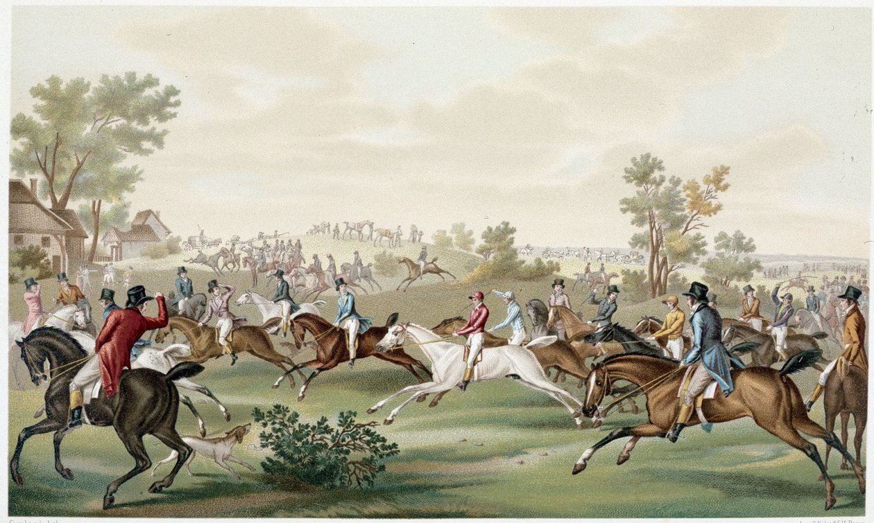 At yarışı, deb. 19. yüzyıl - Paul Lacroix tarafından “Directory, konsolosluk ve imparatorluk”ta by Paul Lacroix