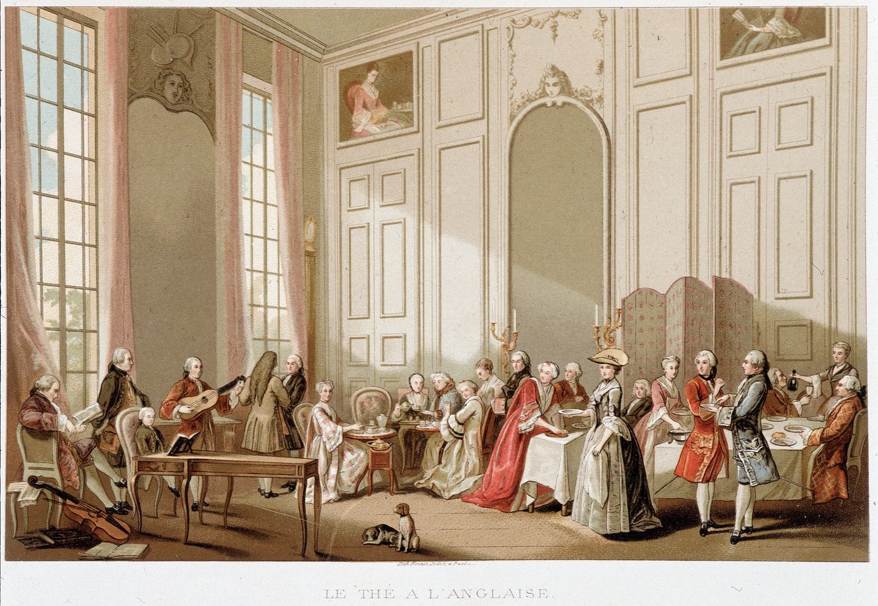 İngiliz stili, “” 18. yüzyıl - Kurumlar: kullanımlar ve kostümler, Fransa 1700-1789” Paul Lacroix by Paul Lacroix