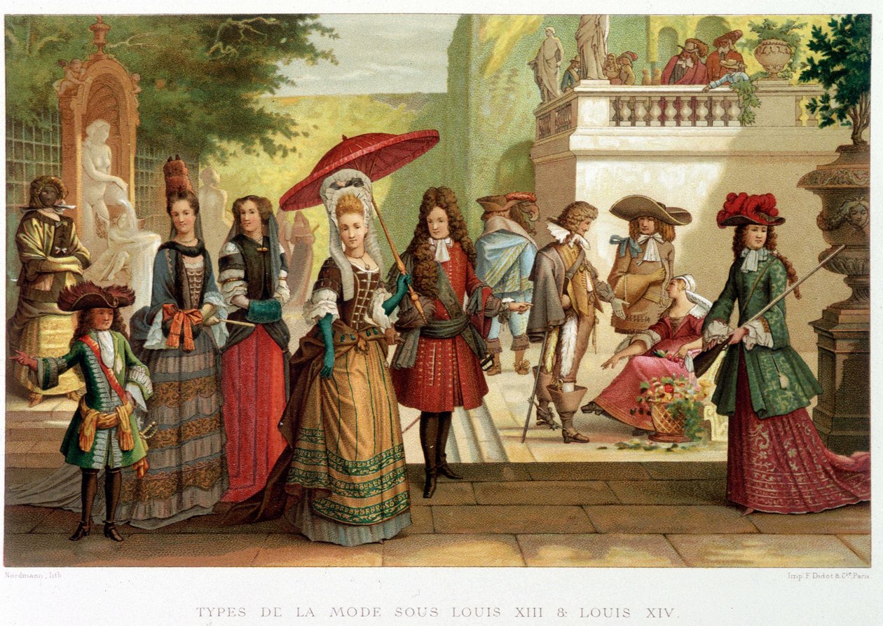 Louis XIII ve Louis XIV altında moda türleri - “” 17. yüzyılda - Kurumlar: kullanımlar ve kostümler, Fransa 1590-1700”” Paul Lacroix by Paul Lacroix