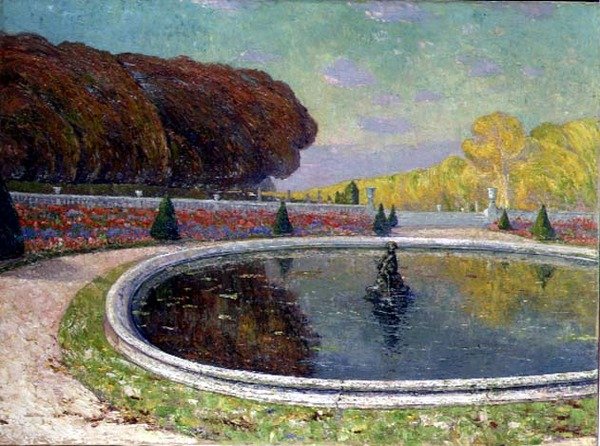 Grand Bassin (tuval üzerine yağlı boya) by Paul Leduc