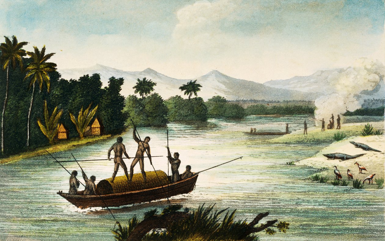 Magdalena Nehri, Kolombiya, 1822 ve 1823 yıllarında Kolombiya Cumhuriyeti