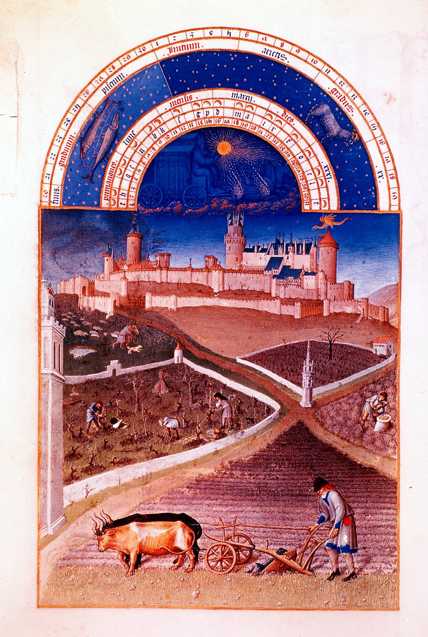Mart, 1412-1416 by Paul Limbourg