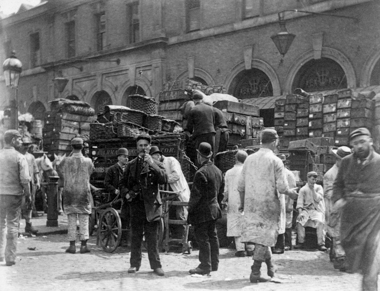 Billingsgate Pazarı, Londra, 1893 by Paul Martin