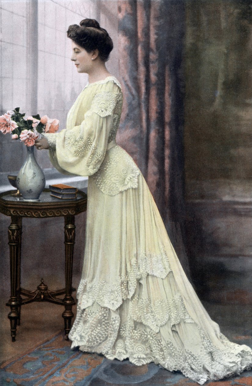 Fransız aktris Rosa Bruck, 1903'te (fotoğraf) by Paul Nadar