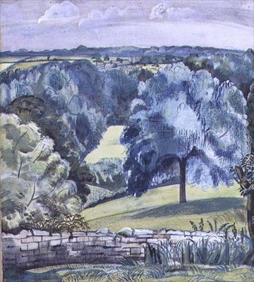 Cotswold manzara by Paul Nash