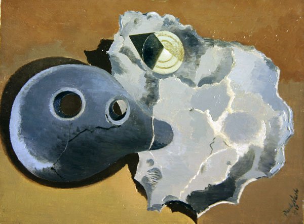 İki Nesnenin Karşılaşması by Paul Nash