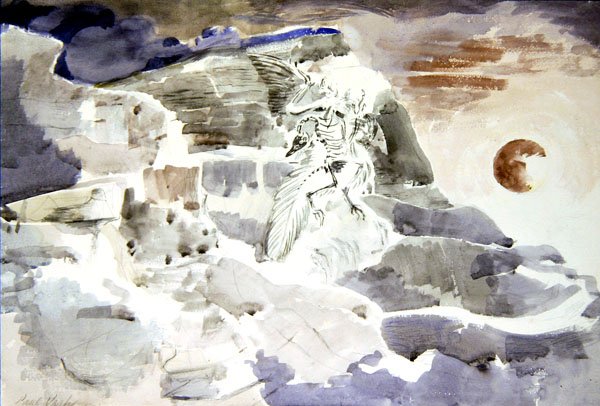 Şeyldeki Hayalet by Paul Nash