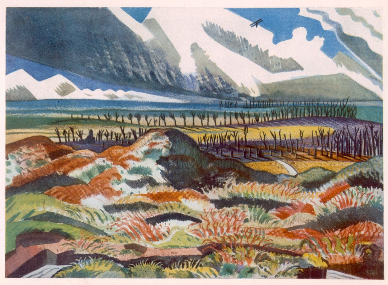 Harap Ülke, Vimy, Cephedeki İngiliz Sanatçılardan, Batı Cephesinin Devamı, Bölüm Üç, Paul Nash by Paul Nash