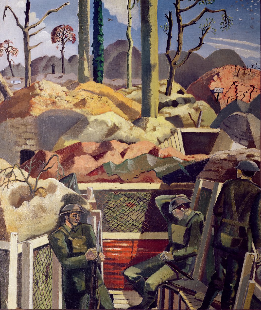Siperlerde Bahar, Ridge Wood by Paul Nash