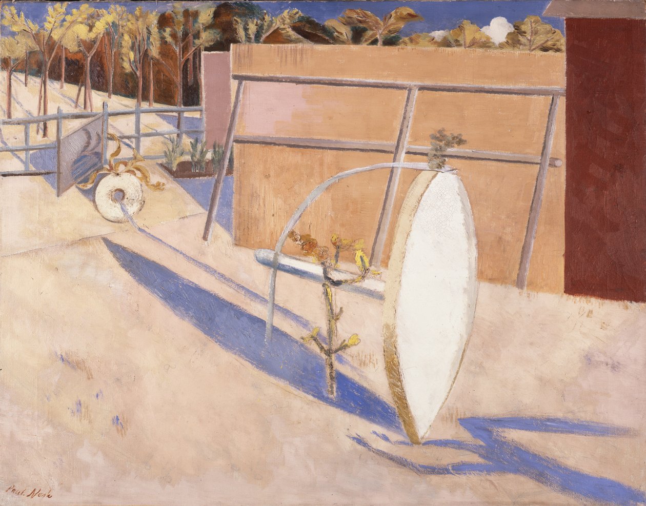 Okçu, c.1930-42 (tuval üzerine yağlı boya) by Paul Nash