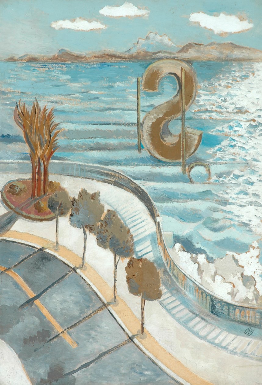 Pencereden Görünüm, Güzel by Paul Nash