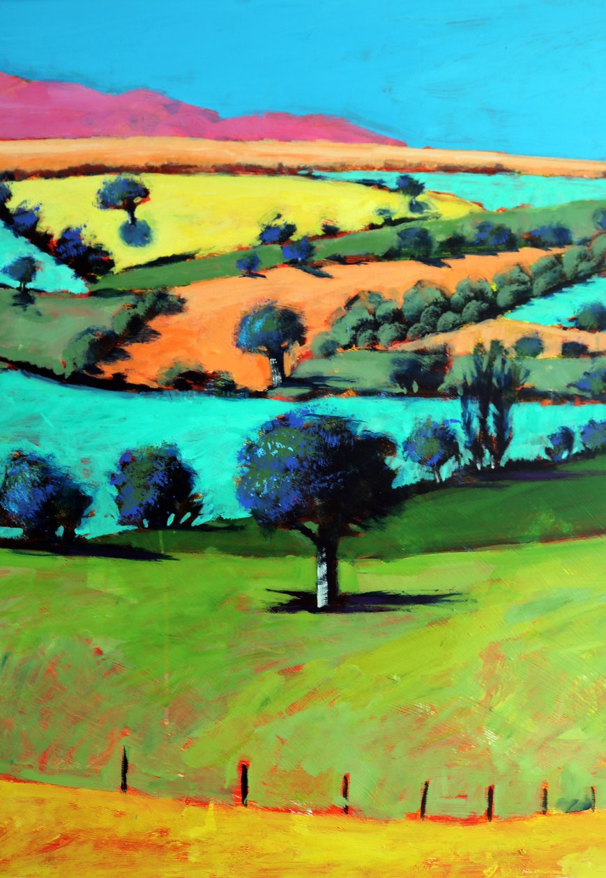 Coombe yakın çekim (gemide akrilik) by Paul Powis