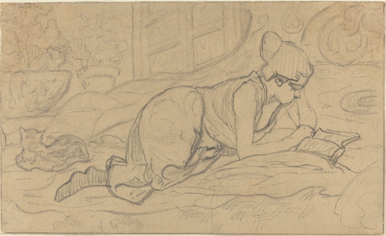 "Yalan Okuyucu" Çalışması by Paul Elie Ranson