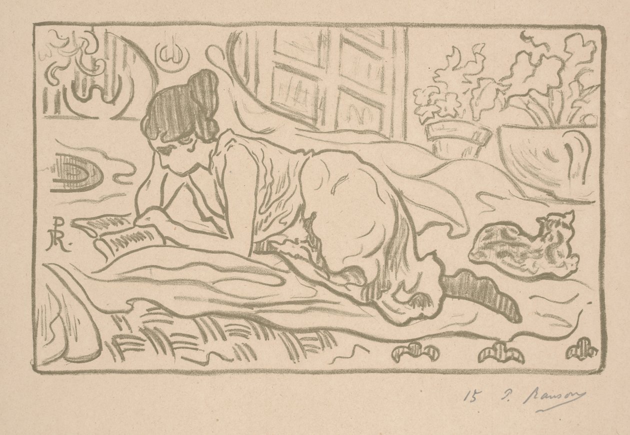 Yatan Okuyucu by Paul Elie Ranson