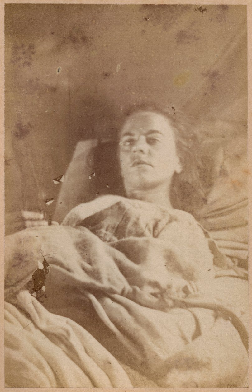 Histerik epilepsi, atak, üçüncü dönem, 'Iconographie Photographique de La Salpetriere', Bourneville ve P. Regnard, Paris, 1876'dan levha XXVI (albüm baskısı) by Paul Regnard