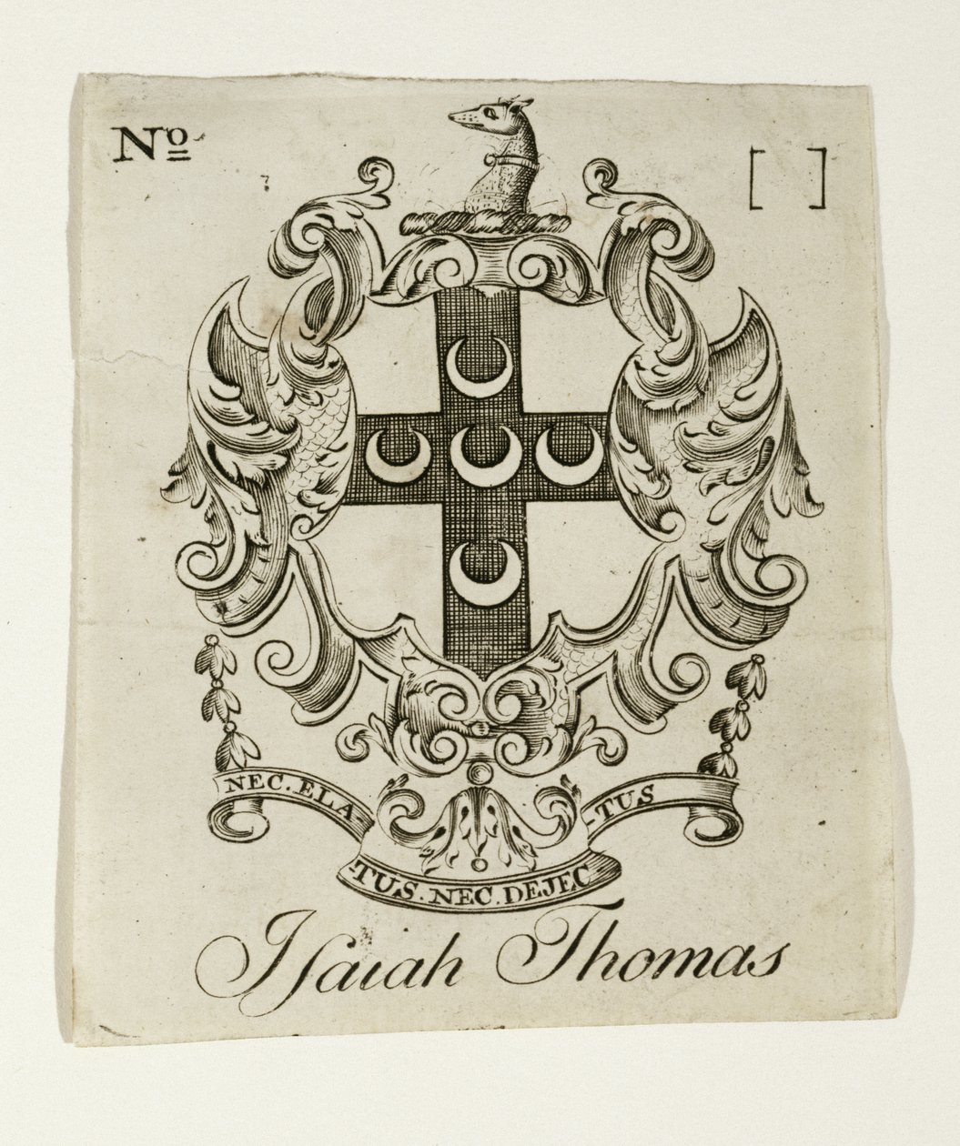 Isaiah Thomas (1749-1831), c. 1765-1770 (kağıt üzerine gravür) by Paul Revere