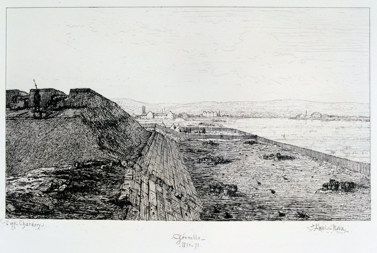 Grenelle, Paris Kuşatması, 1870-1871 by Paul Roux