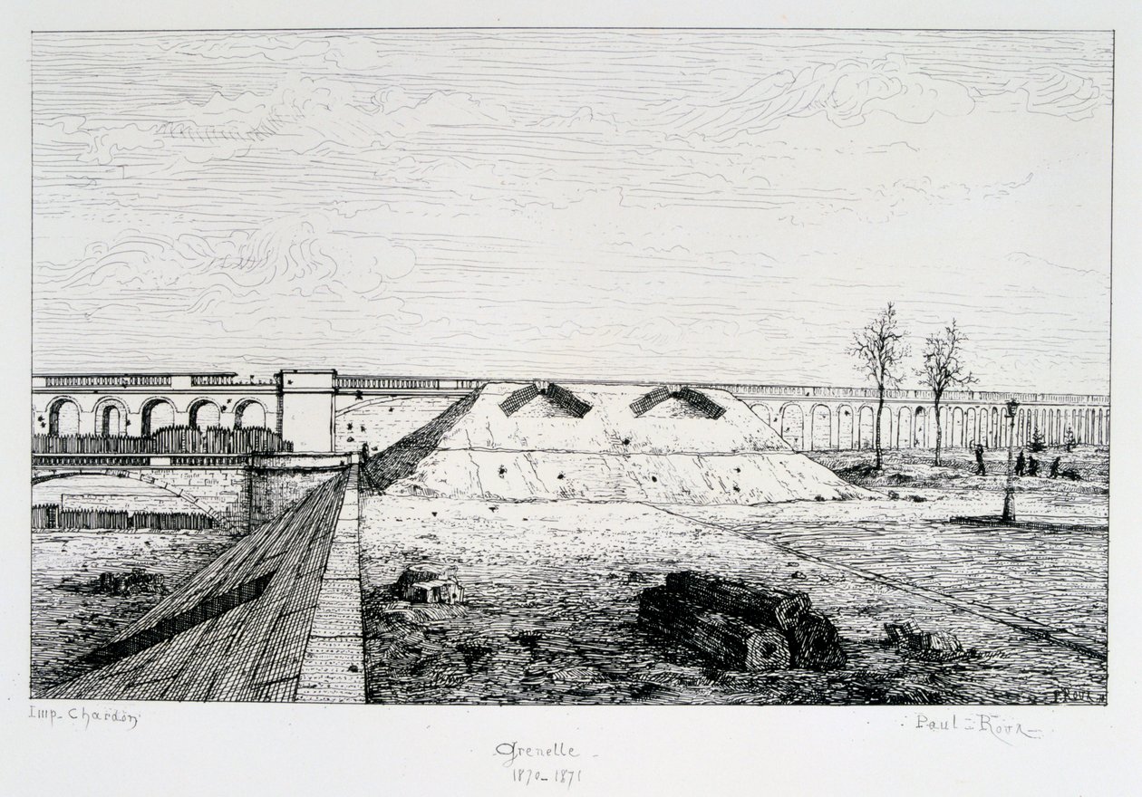 Grenelle, Paris Kuşatması, 1870-1871 by Paul Roux