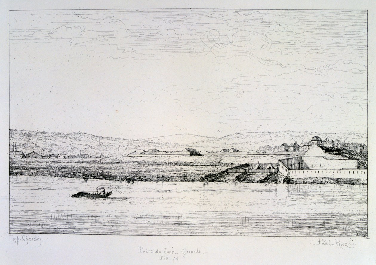 Daybreak - Grenelle, Paris Kuşatması, 1870-1871 by Paul Roux