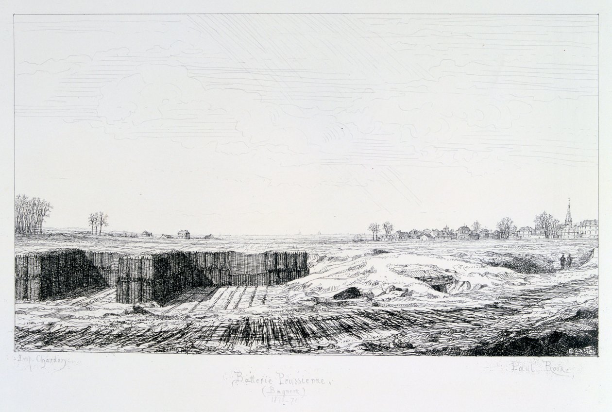Prusya pili, Paris Kuşatması, 1870-1871 by Paul Roux