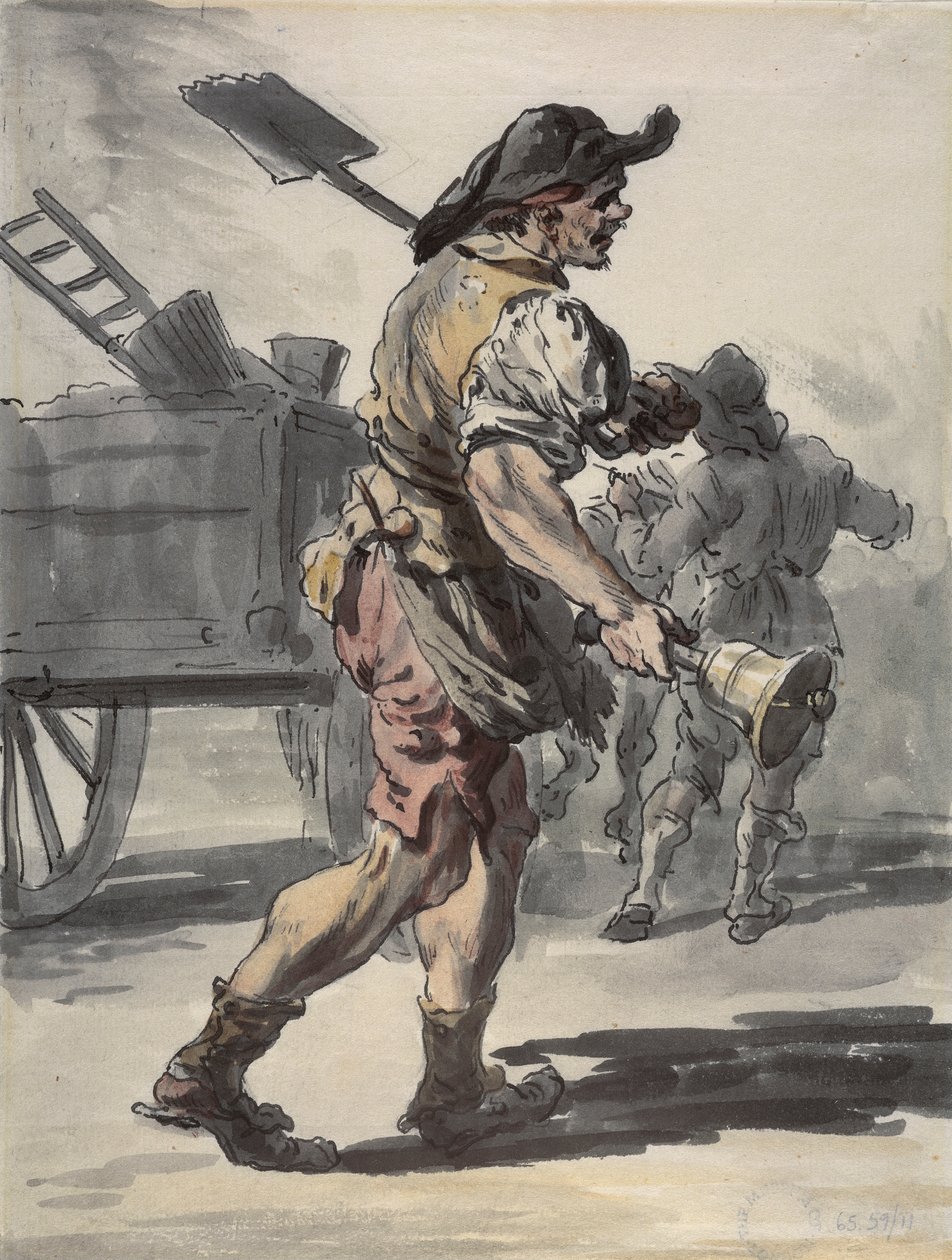 Londralı bir kömür işçisi, 1759 by Paul Sandby