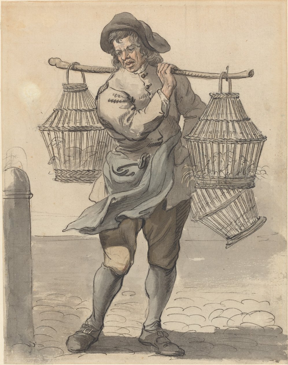 Kanatlı Satıcısı by Paul Sandby
