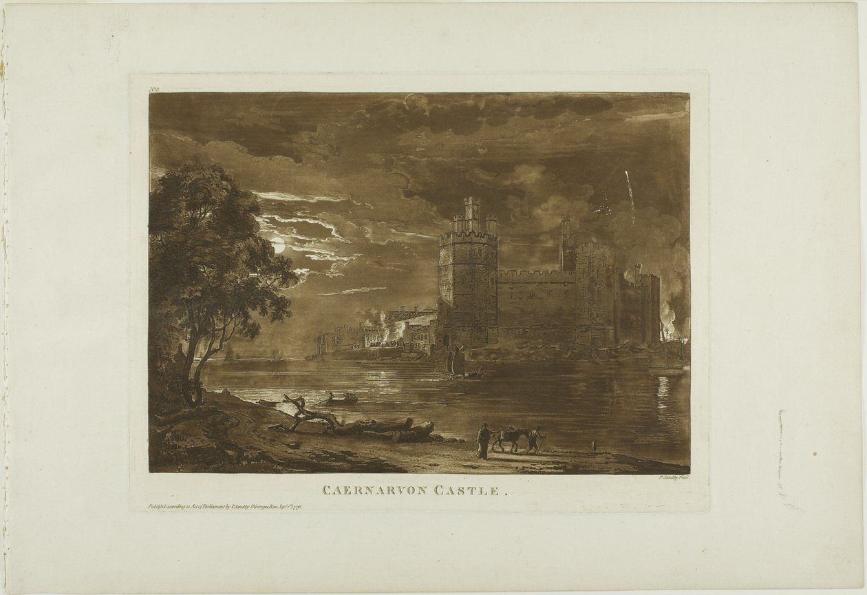 Caernarvon Kalesi by Paul Sandby