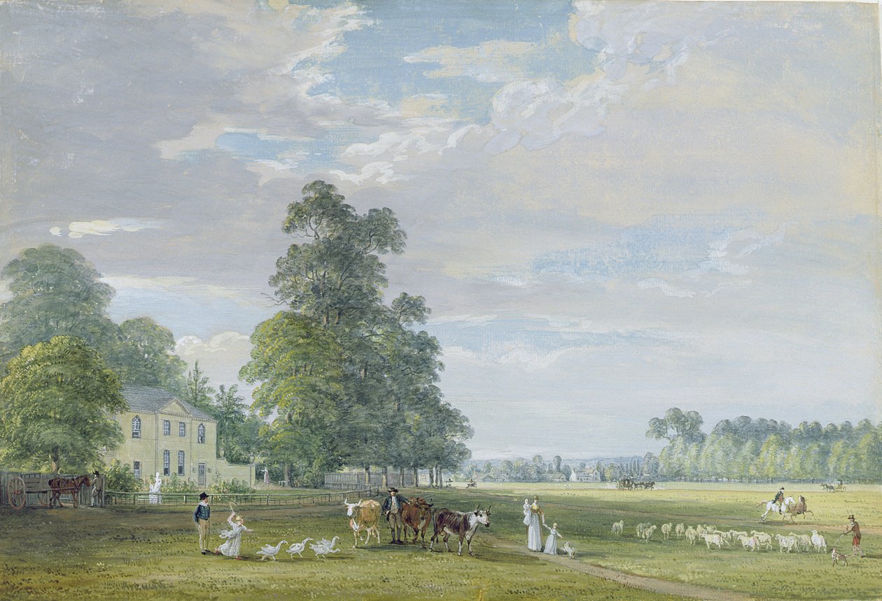 Egham yakın Englefield Yeşil, by Paul Sandby