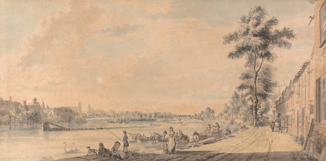 Güneyden Eton Koleji by Paul Sandby