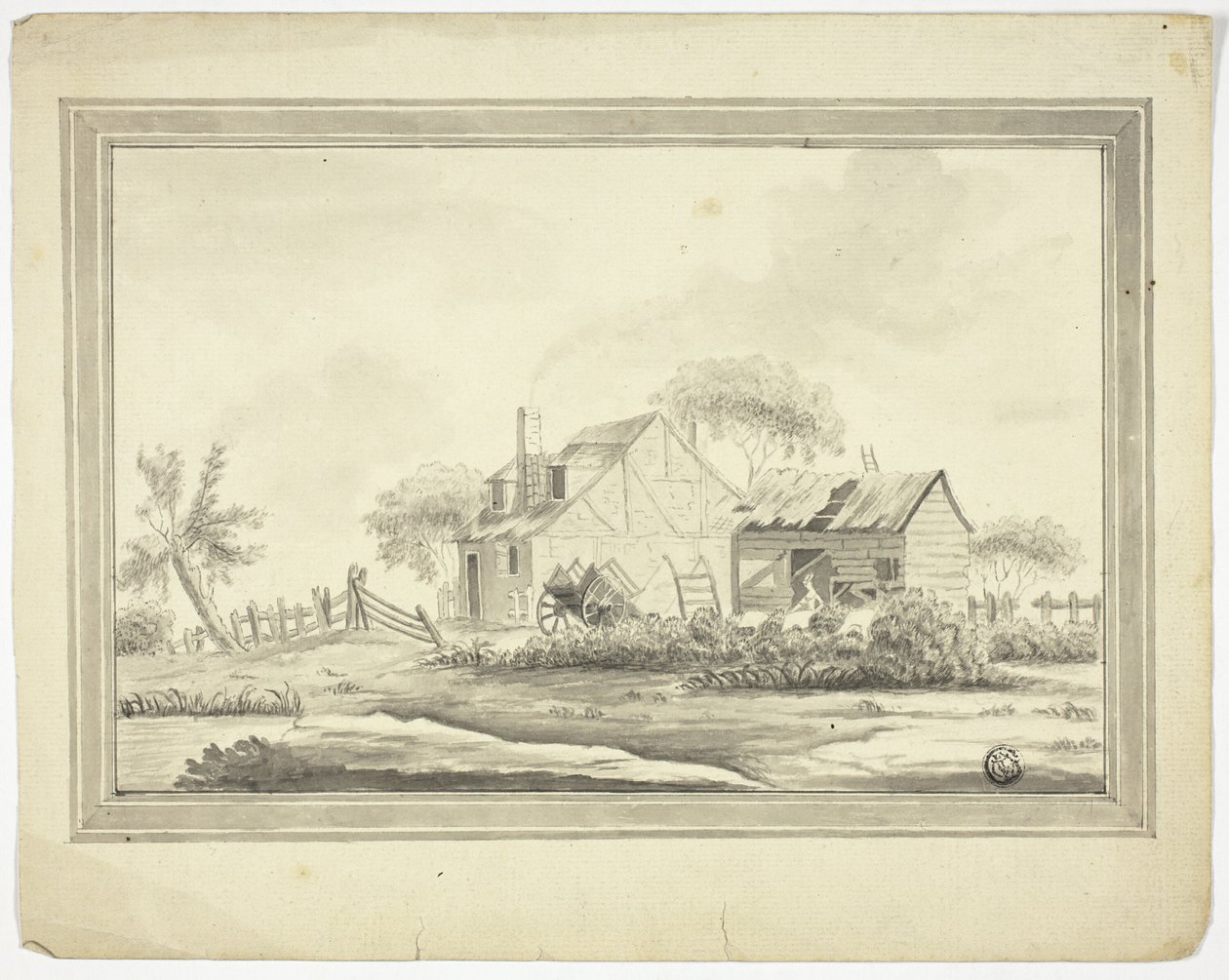 çiftlik evi by Paul Sandby