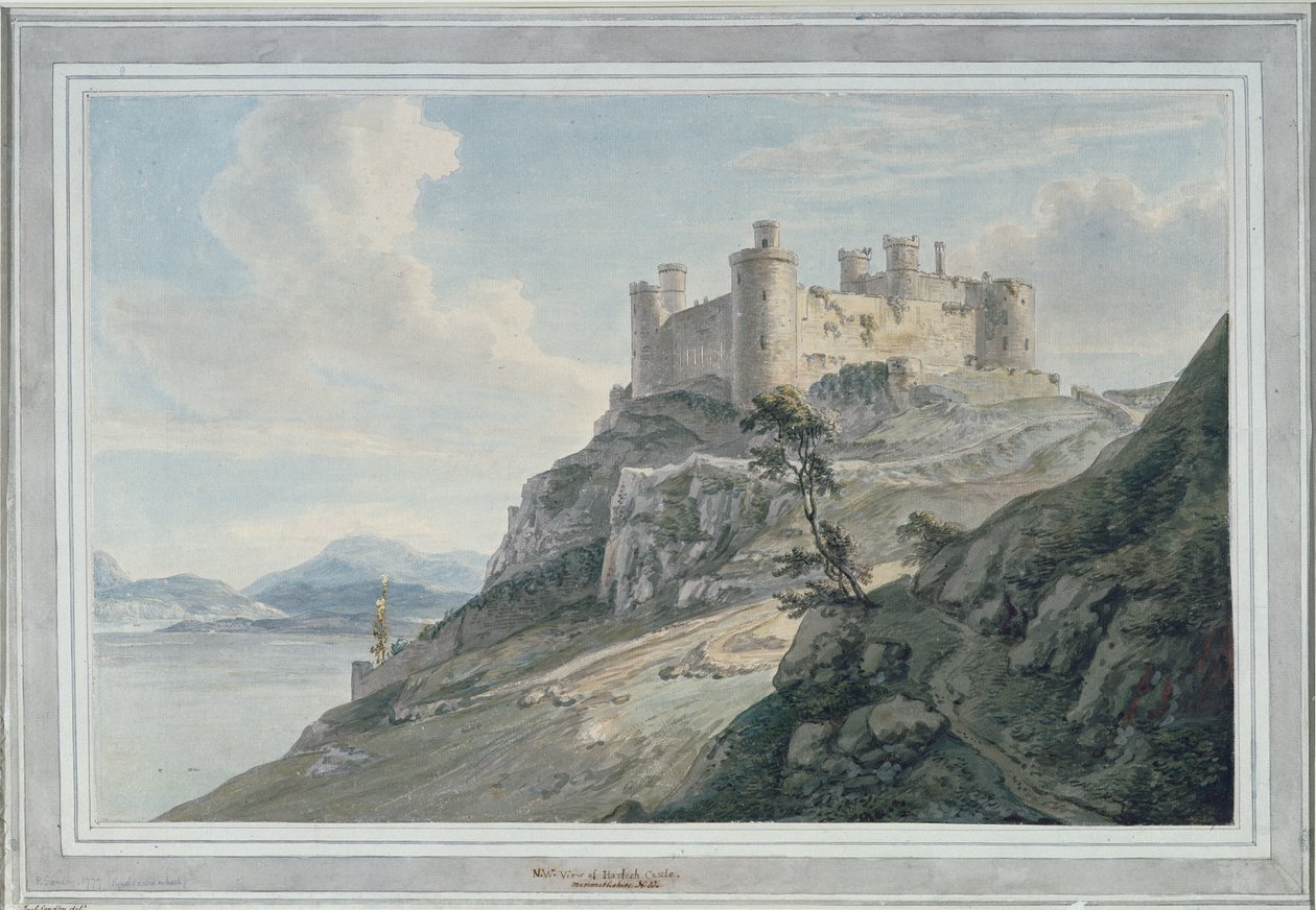 Harlech Kalesi by Paul Sandby