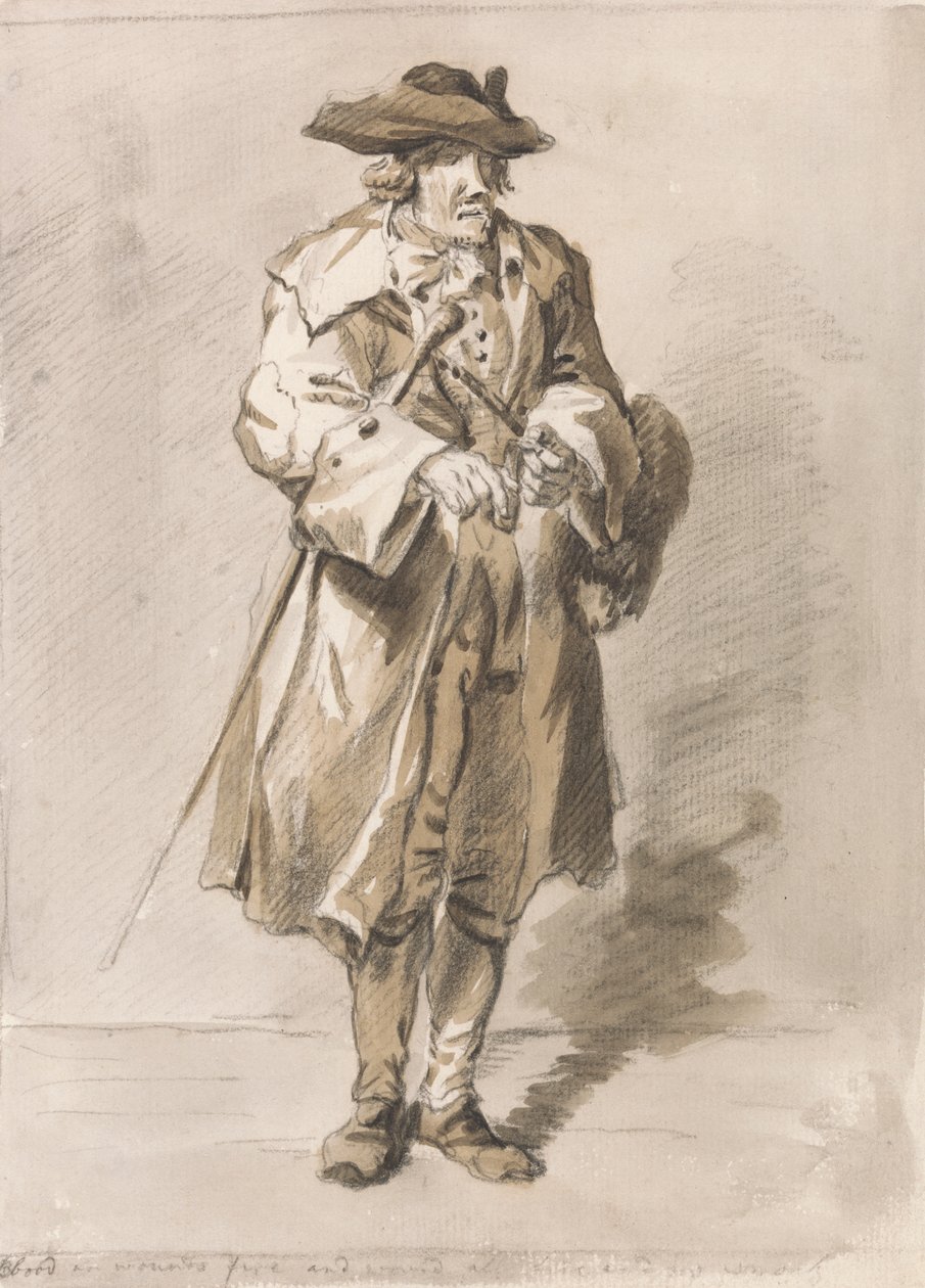 Londra Ağlıyor: Tamamen Ateş ve Duman Yok by Paul Sandby