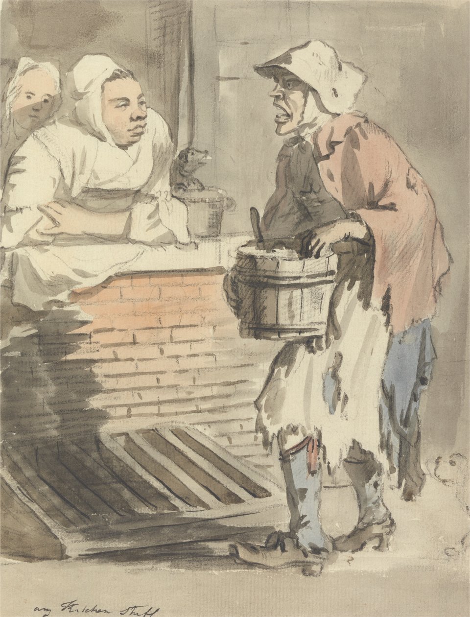 Londra Ağlıyor: "Her Türlü Mutfak Malzemesi" by Paul Sandby