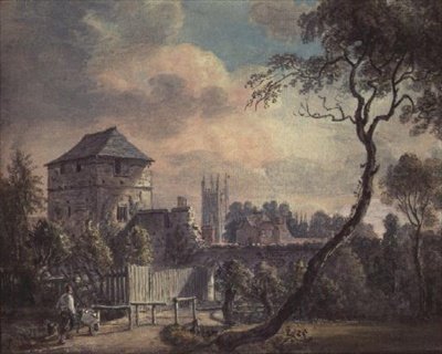 Magdalen Kulesi, Oxford by Paul Sandby