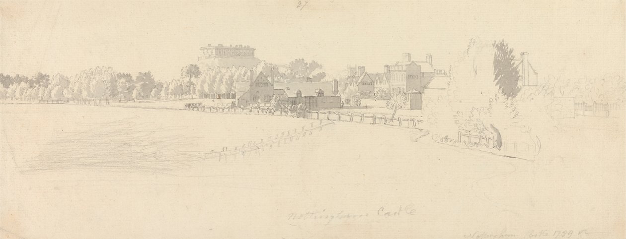 Nottingham Kalesi by Paul Sandby