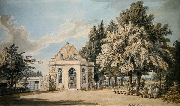 Rackett Lodge, Wandsworth (kağıt üzerine kurşun kalem üzerine sulu boya) by Paul Sandby