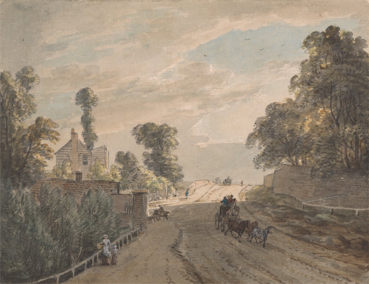 Bayswater Paralı Yolu by Paul Sandby