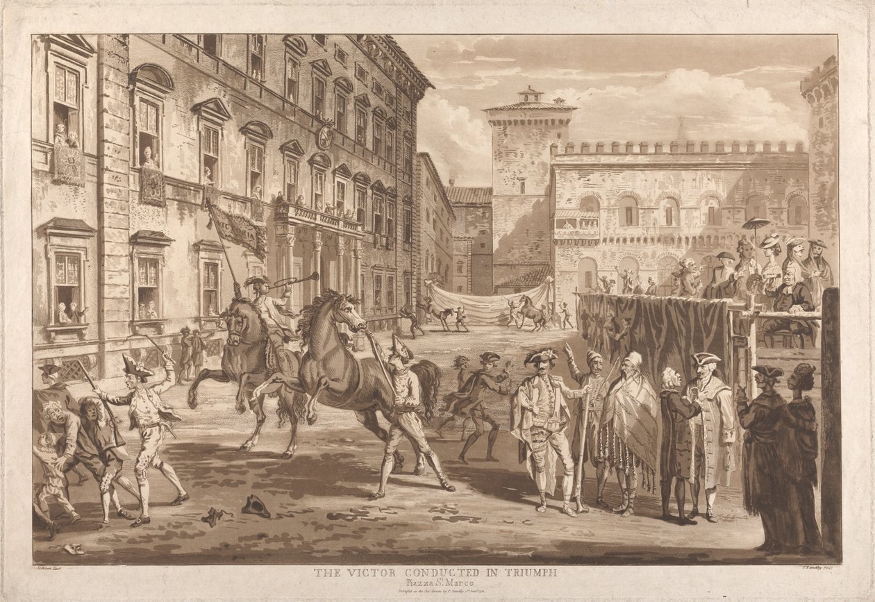 Victor, Triumph'ta Gerçekleştirildi by Paul Sandby